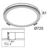 Delta Light SUPER-OH! 70 SBL TRIMLESS DIM1 Einbaustrahler