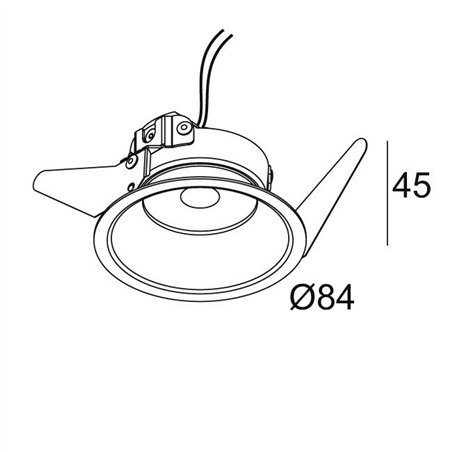Delta Light PARTOU FLAT S1 Recessed spot