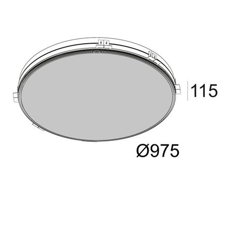 Delta Light SUPERNOVA LINE 95 TRIMLESS Built in spot