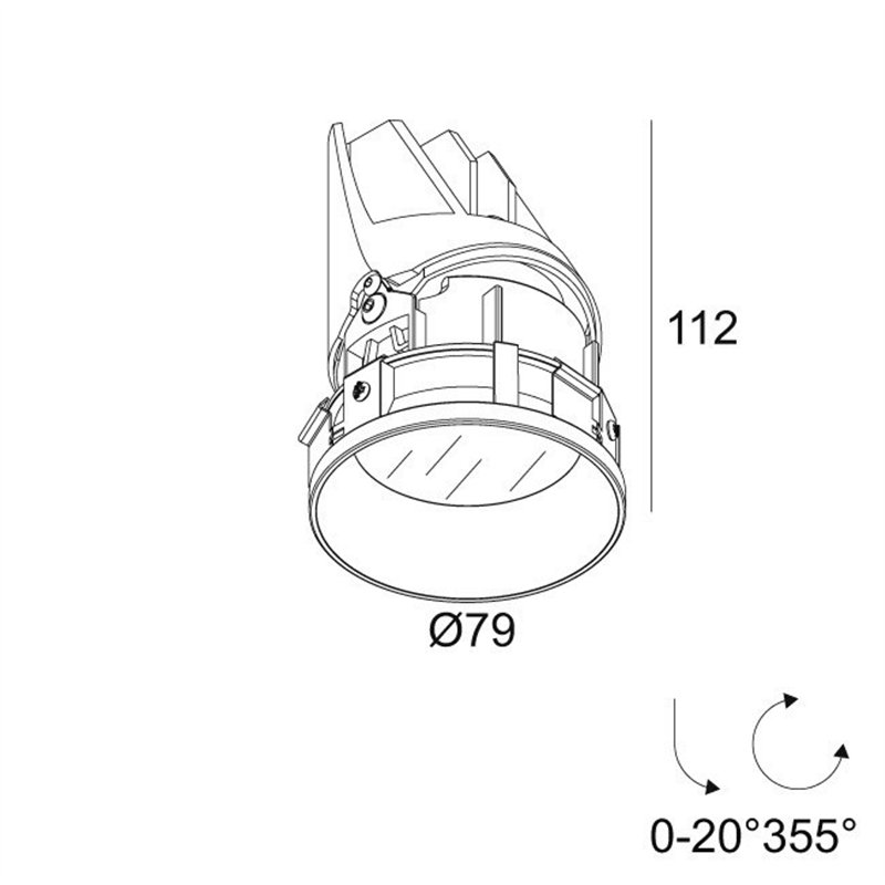 Delta Light ENTERO RD-S TRIMLESS IP Einbaustrahler