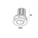 Delta Light ENTERO RD-S WALLWASH Built in spot
