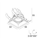 Delta Light ENTERO SQ-S TW Built in spot