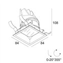 Delta Light ENTERO SQ-S IP Built in spot
