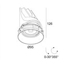 Delta Light ENTERO RD-M TRIMLESS Built in spot