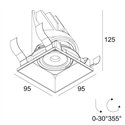 Delta Light ENTERO SQ-M TRIMLESS Built in spot