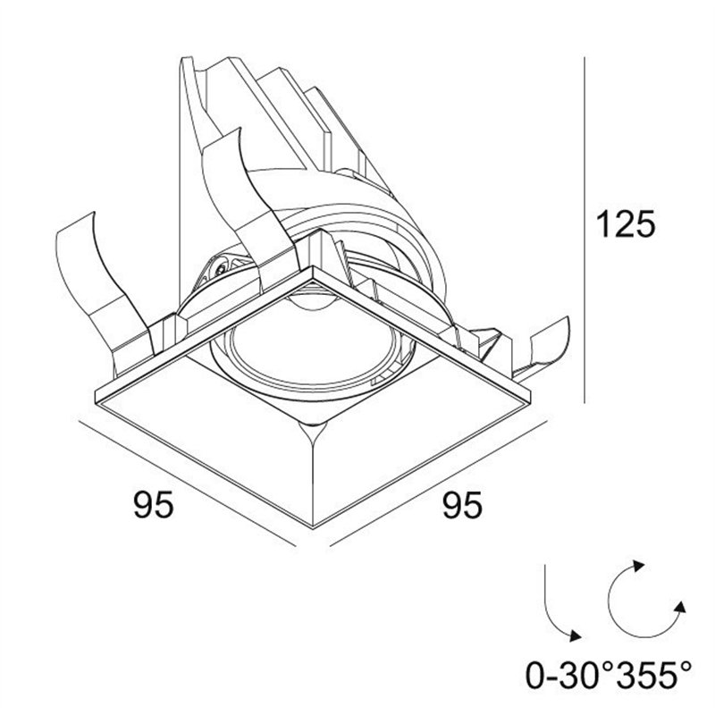 Delta Light ENTERO SQ-M TRIMLESS SOFT Einbaustrahler