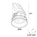 Delta Light ENTERO RD-M TRIMLESS IP TW Built in spot