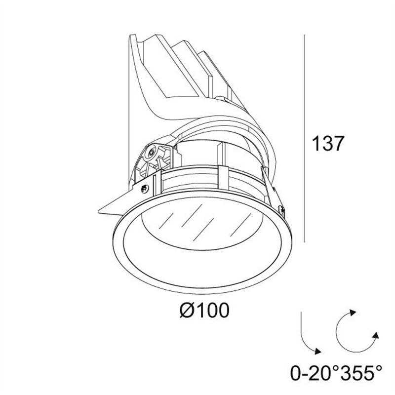 Delta Light ENTERO RD-M IP TW Einbaustrahler
