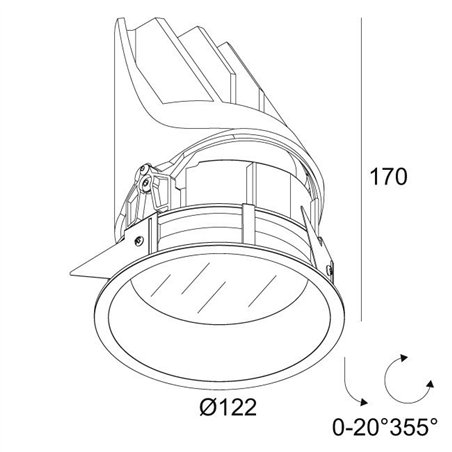 Delta Light ENTERO RD-L IP Built in spot