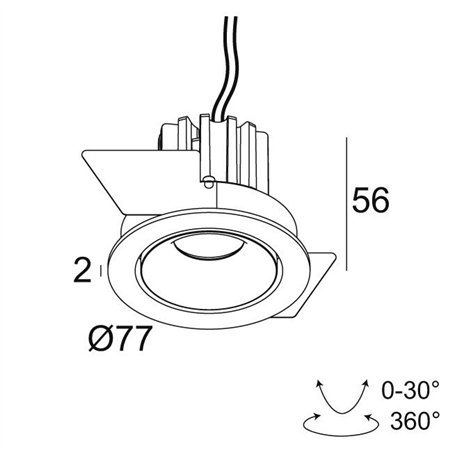 Delta Light MINI REO II OK X Recessed spot