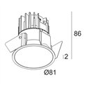 Delta Light Deep Ringo Soft recessed spot