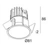 Delta Light DEEP RINGO SOFT Einbauspot