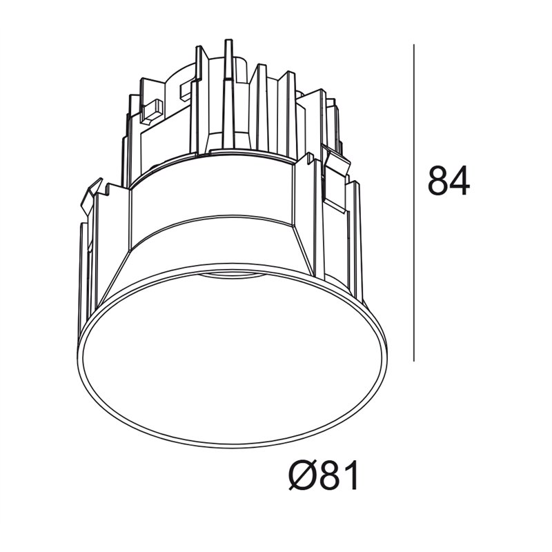 Delta Light Deep Ringo Trimless LED IP Einbauspot