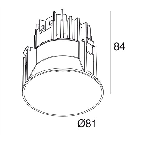 Delta Light Deep Ringo Trimless Soft recessed spot