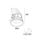 Delta Light Entero Rd-S Ip Soft recessed spot