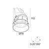 Delta Light ENTERO RD-S TRIMLESS IP SOFT Einbauspot