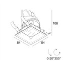 Delta Light Entero Sq-S Ip Soft recessed spot