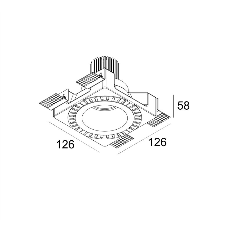 Delta Light GYN D 1 Einbauspot