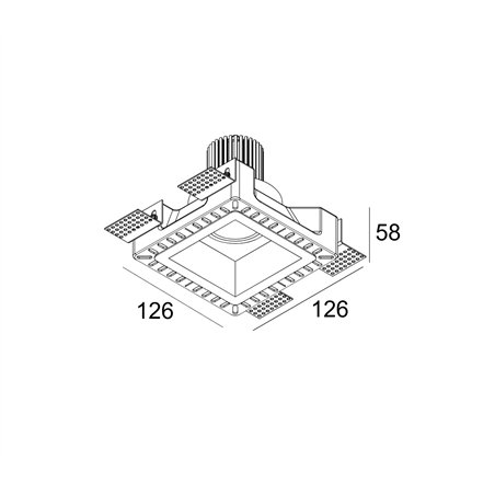 Delta Light Gyn Ds 1 recessed spot