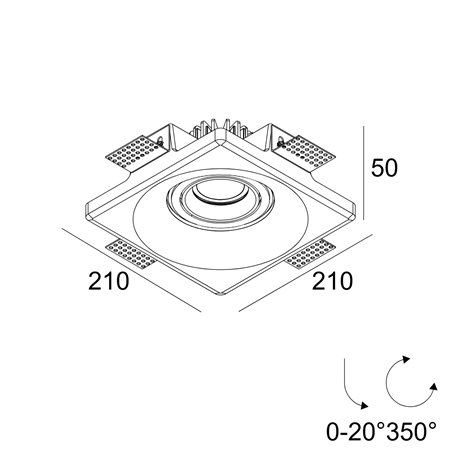 Delta Light Gyn Ok 1 recessed spot