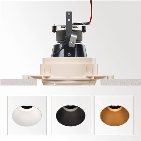 Delta Light iMAX II ROUND ADJUSTABLE TRIMLESS CL Recessed spot