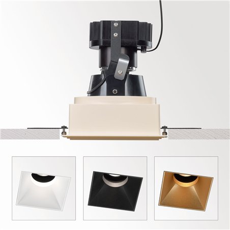 Delta Light iMAX II SQUARE ADJUSTABLE TRIMLESS SOFT Recessed spot
