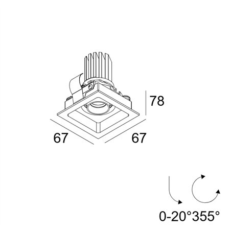 Delta Light Microgrid In 1 recessed spot