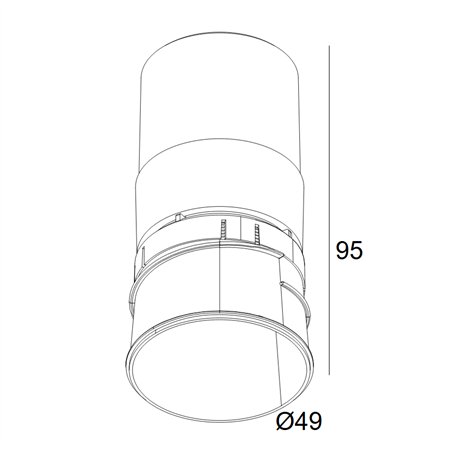 Delta Light Mini Deep Ringo Ii Trimless recessed spot