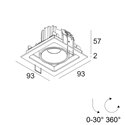 Delta Light Minigrid 67 In 1 recessed spot