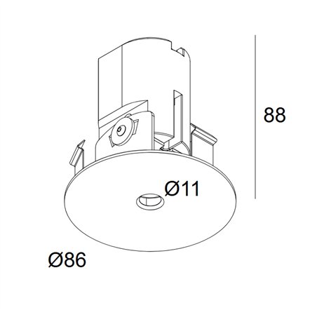 Delta Light NIME II AIR Recessed spot