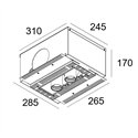 Delta Light Splitbox 2 Spy 52 Tw recessed spot