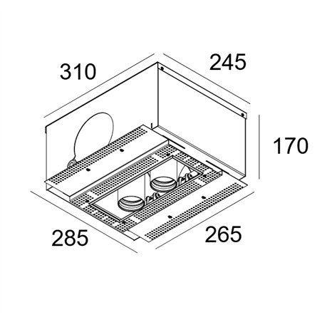 Delta Light Splitbox 2 Spy 52 Tw recessed spot