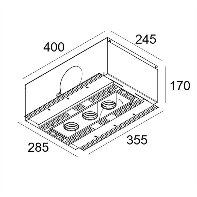 Delta Light SPLITBOX 3 SPY 52 SOFT Einbauspot