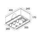 Delta Light Splitbox 3 Spy Focus Lp recessed spot