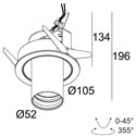 Delta Light Spy 52 St Soft recessed spot