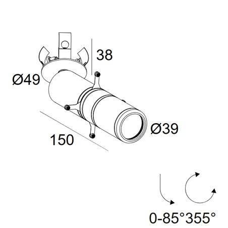Delta Light Spy 39 Clip Framer recessed spot