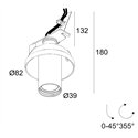 Delta Light Spy 39 Trimless Soft recessed spot