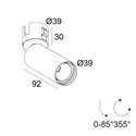 Delta Light Spy 39 Trimless In Soft recessed spot