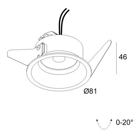 Delta Light PARTOU FLAT OK S1 Recessed spot