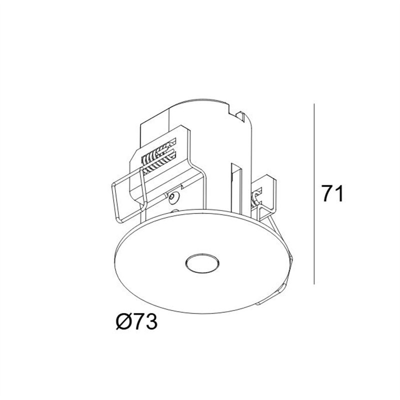 Delta Light NIME II WALLWASH Einbauspot