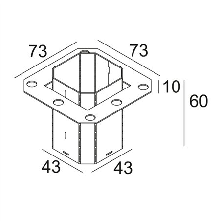 Delta Light CONCRETE BOX 153