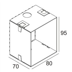 Delta Light CONCRETE BOX 187