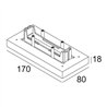 Delta Light MOUNTING KIT DOT.COM M4 TRIMLESS CSC
