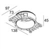 Delta Light MOUNTING KIT SPY 39/52 TRIMLESS O.F.A.