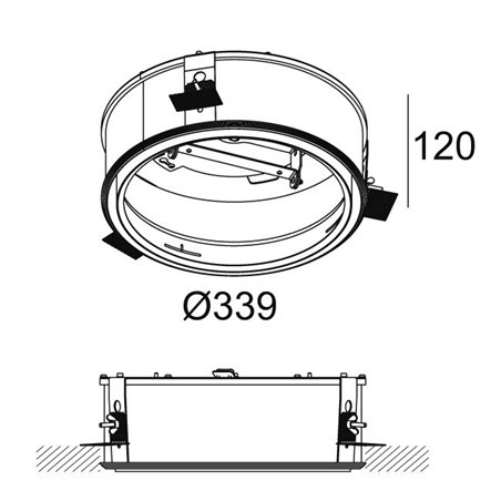 Delta Light MULTINOVA 30 RECESSED KIT