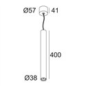 Delta Light MICROSPY 39 C Suspension lamp