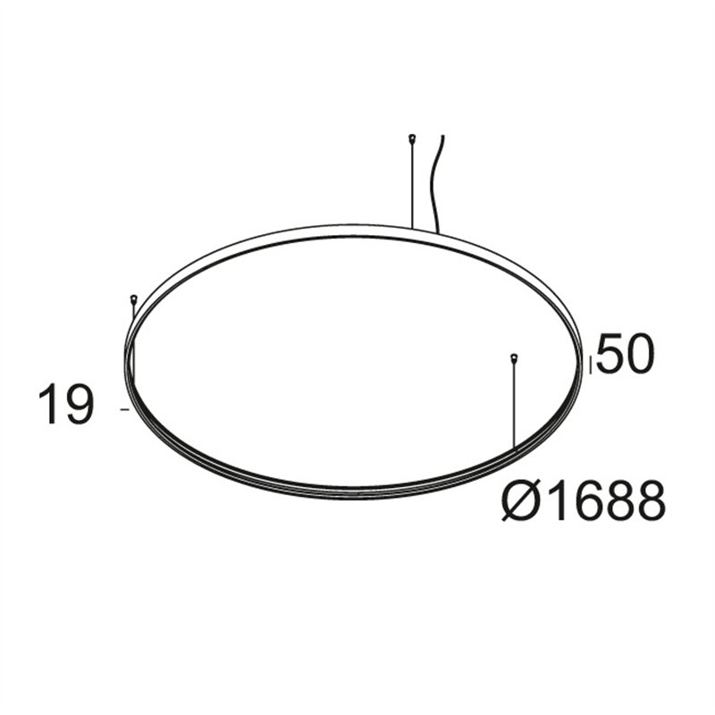 Delta Light SUPERLOOP HC 170 MDL Hängelampe