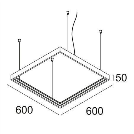 Delta Light SUPERLOOP S HC 106 MDL Suspension lamp