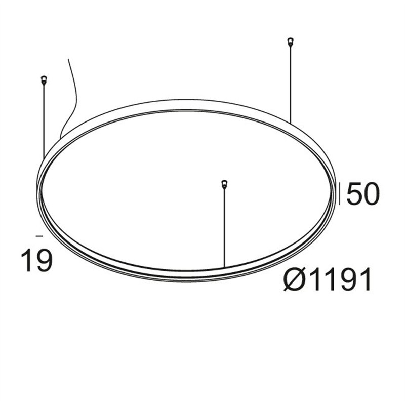 Delta Light SUPERLOOP HC 120 SBL Hängelampe