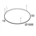 Delta Light SUPERLOOP HC 170 SBL Suspension lamp